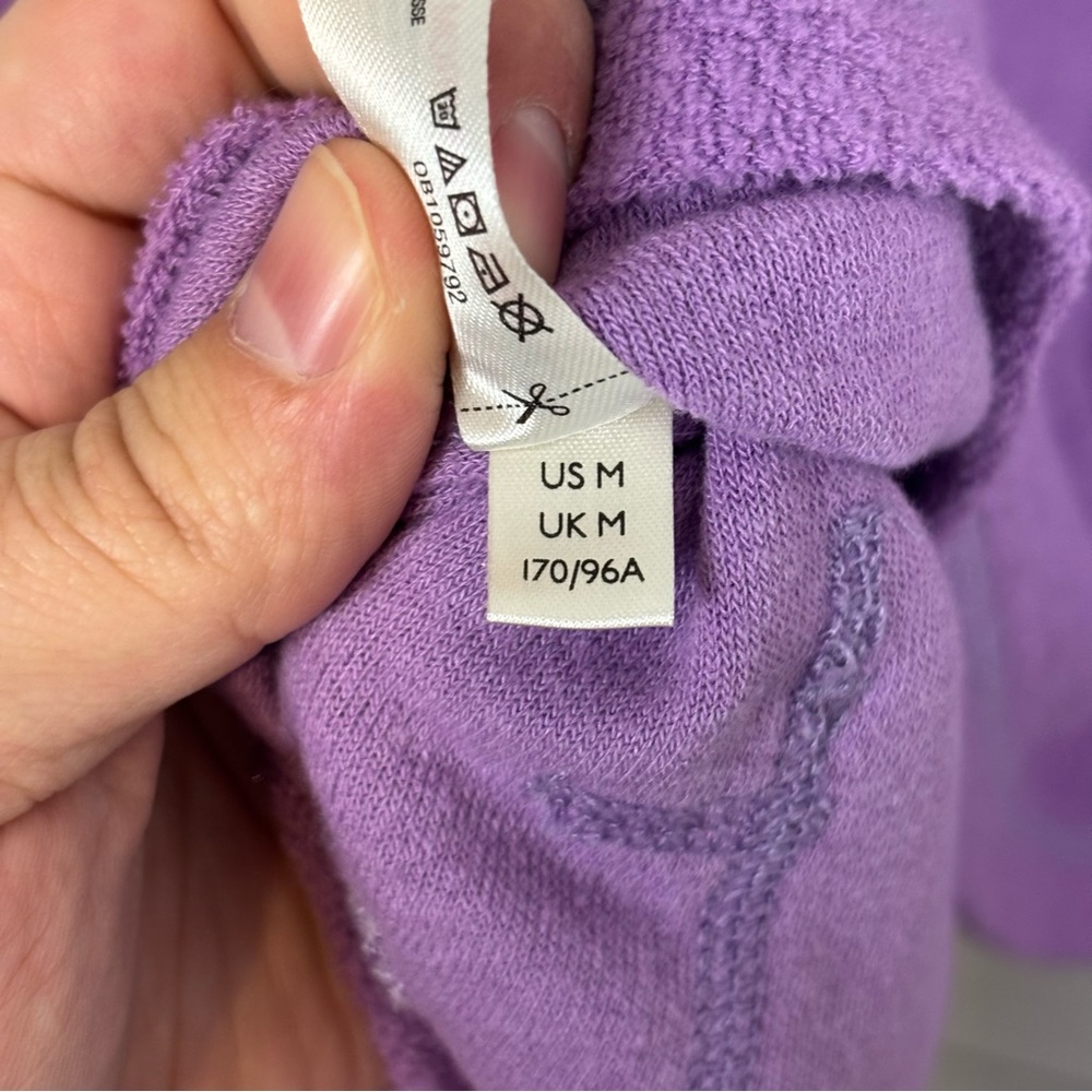 Free People Movement Purple Radiant Hoodie Pullover Size Medium Cozy - Picture 11 of 11